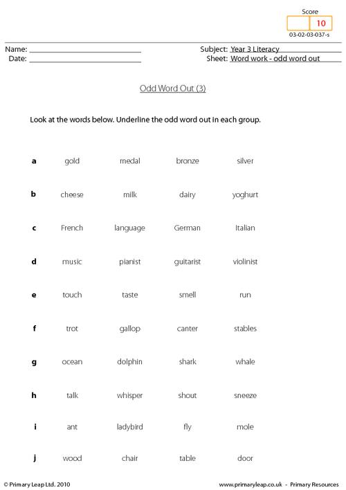 Literacy: Alliteration Animals | Worksheet | PrimaryLeap.co.uk