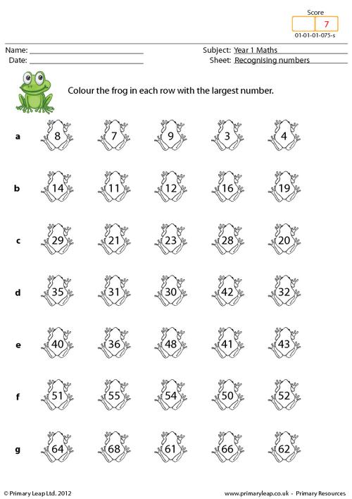 Numeracy: Number sequences | Worksheet | PrimaryLeap.co.uk