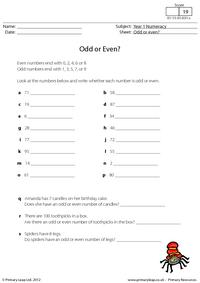 Odd or even?
