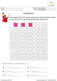 Counting in 2s