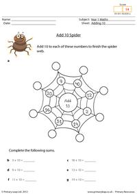 Add 10 Spider