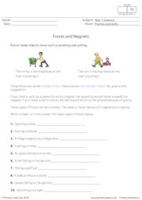 Forces and Magnets