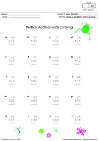 Vertical Addition with Carrying