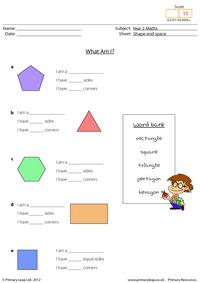 Shape and space - What am I?