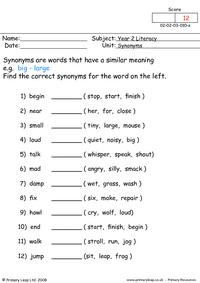 Synonyms 2