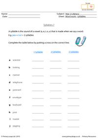 Syllables 7