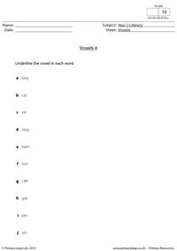 Vowels (4)