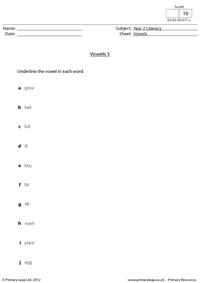 Vowels (5)