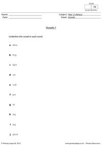 Vowels (7)
