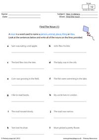 Find the noun (1)