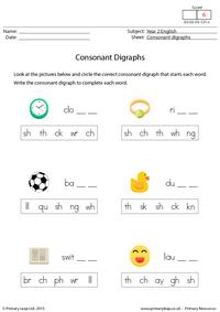Consonant Digraphs
