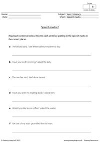 Speech marks 2