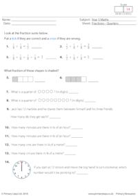 Fractions - Quarters 2