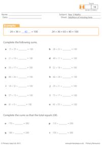Addition of missing tens