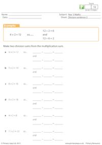 Division sentence by 2