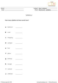 Syllables 2