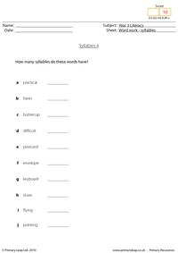 Syllables 4