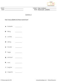 Syllables 5