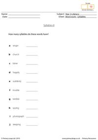 Syllables 8