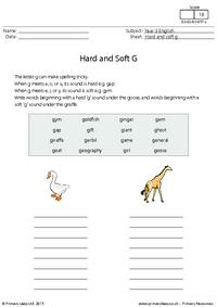Hard and Soft G