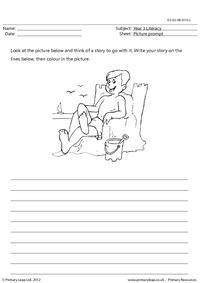 Fun at the beach - Story picture