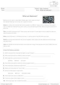 What Are Materials?