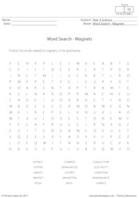 Word Search - Magnets