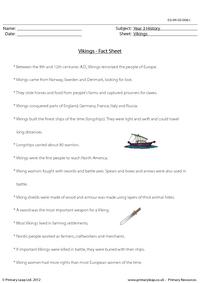 Vikings - Fact sheet