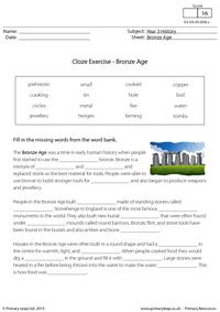 Cloze Exercise - The Bronze Age