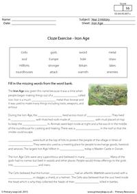 Cloze Exercise - The Iron Age