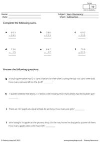 Subtraction