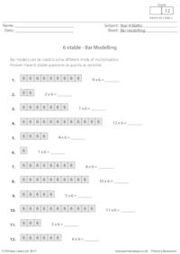 Bar Modelling - 6 xtable