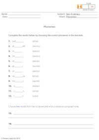 Phonemes 1