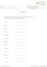 Diminutives