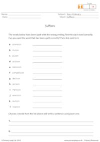 Suffixes 2