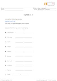 Syllables 3