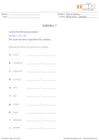 Syllables 7