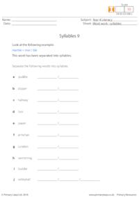 Syllables 9