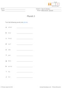 Plurals 3