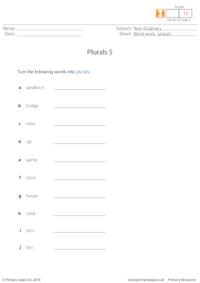 Plurals 5