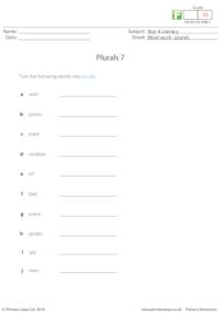 Plurals 7