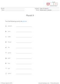Plurals 9