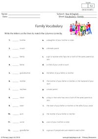 Family Vocabulary
