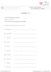 Syllables 14