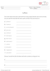 Suffixes 3