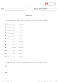Phonemes 3