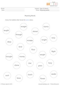 Rhyming Words 2