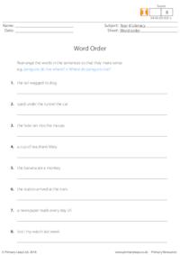 Word order