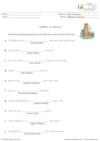 Suffixes - er and est (1)