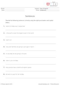 Sentences 5